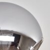 Koyoto Plafondlamp - Glas Chroom, Rookkleurig, 5-lichts