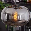 Apedo Hanger - Glas Rookkleurig, 3-lichts