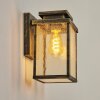 Tieva Buiten muurverlichting Bruin, Goud, Zwart, 1-licht, Bewegingsmelder