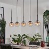 Gastor Hanger - Glas Amber, Duidelijk, 5-lichts