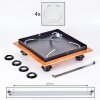 Koyoto Plafondlamp - Glas Natuurlijke kleuren, Zwart, 4-lichts
