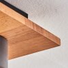 Koyoto Plafondlamp - Glas Natuurlijke kleuren, Zwart, 4-lichts