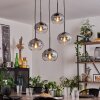 Apedo Hanger - Glas Duidelijk, Rookkleurig, 5-lichts