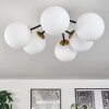 Chehalis Plafondlamp Goud, Zwart, 6-lichts