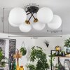 Chehalis Plafondlamp Goud, Zwart, 6-lichts