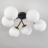 Chehalis Plafondlamp Goud, Zwart, 6-lichts