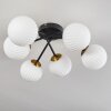 Chehalis Plafondlamp Goud, Zwart, 6-lichts