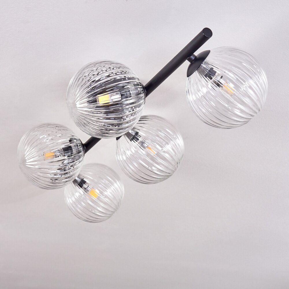 Chehalis Plafondlamp - Glas Duidelijk, 5-lichts