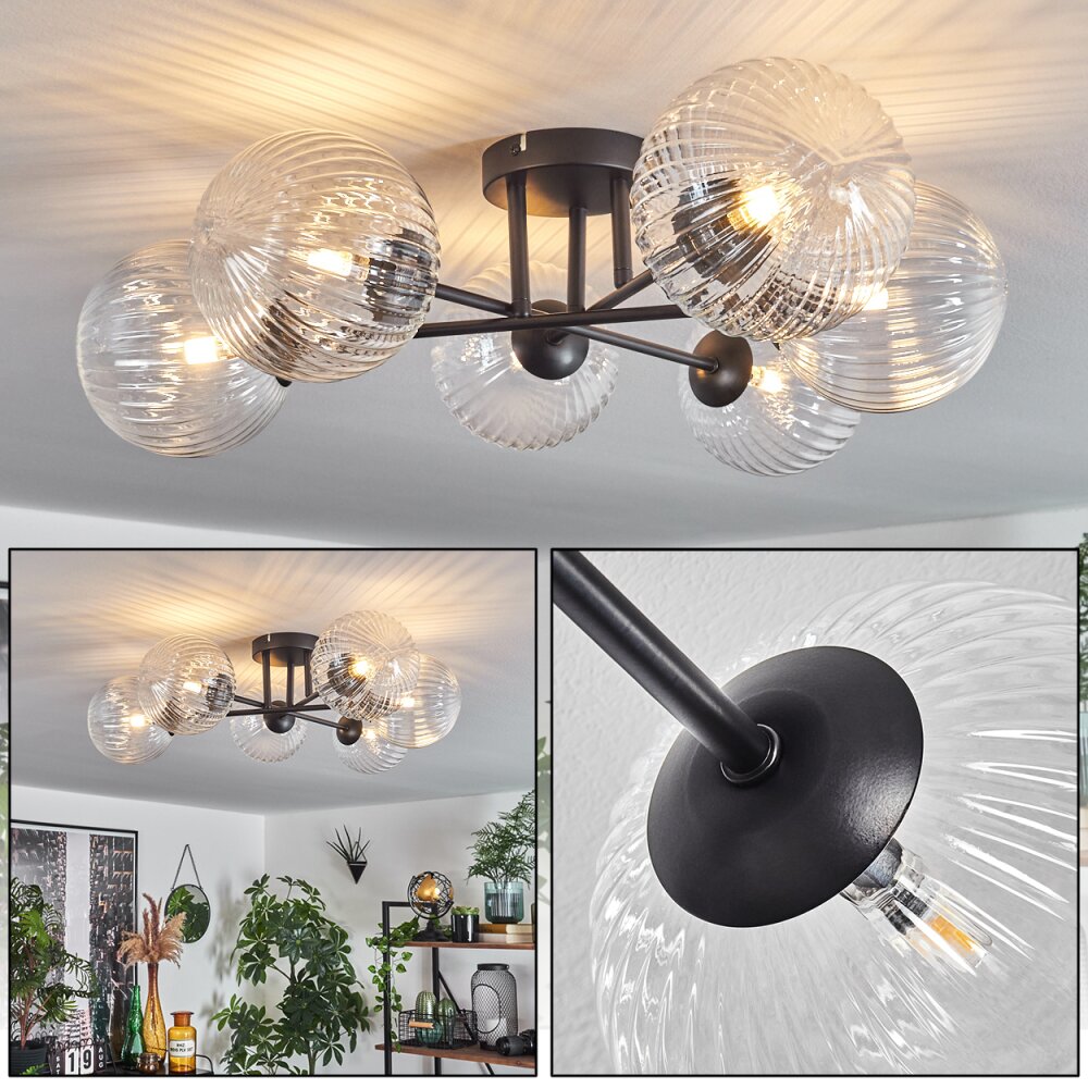 Chehalis Plafondlamp Duidelijk, 6-lichts main product photo