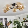 Chehalis Plafondlamp Goud, Zwart, 6-lichts