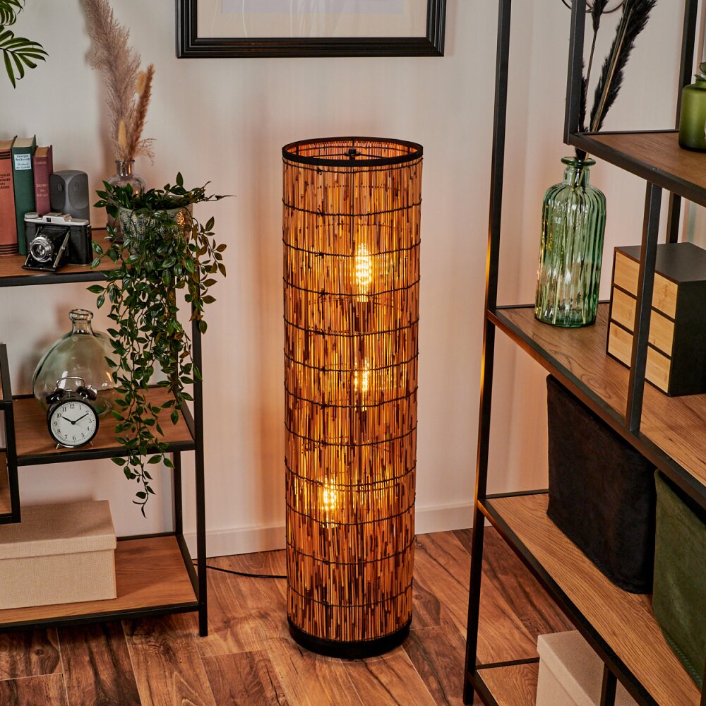 Maili Staande lamp Zwart, 3-lichts