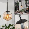 Gastor Hanger - Glas Amber, 1-licht