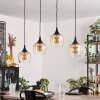 Azurara Hanger Zwart, 4-lichts