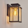 Tieva Buiten muurverlichting Zwart, Zilver, 1-licht