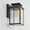 Tieva Buiten muurverlichting Zwart, Zilver, 1-licht