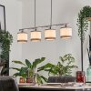 Lohobe Hanglamp Chroom, Zwart, 4-lichts