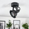 Jonsered Plafondlamp LED Zwart, 1-licht