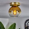 Koyoto Plafondlamp - Glas Messing, 1-licht