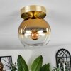 Koyoto Plafondlamp - Glas Messing, 1-licht