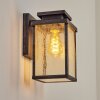Tieva Buiten muurverlichting Zwart, Zilver, 1-licht, Bewegingsmelder