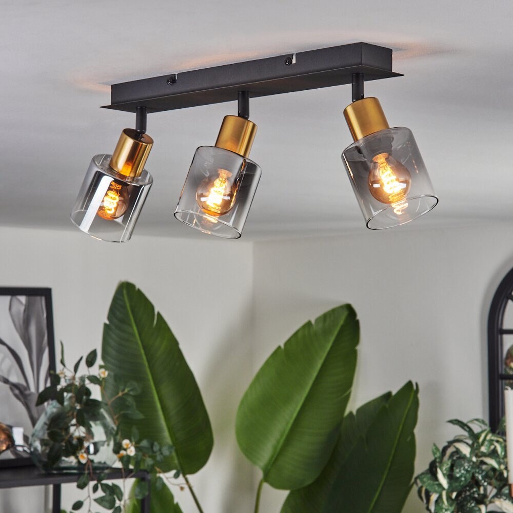 Leteque Plafondlamp Zwart, 3-lichts main product photo