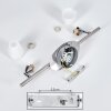 Holualoa Muurlamp LED Nikkel mat, 2-lichts