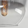 Apedo Plafondlamp - Glas Messing, 1-licht