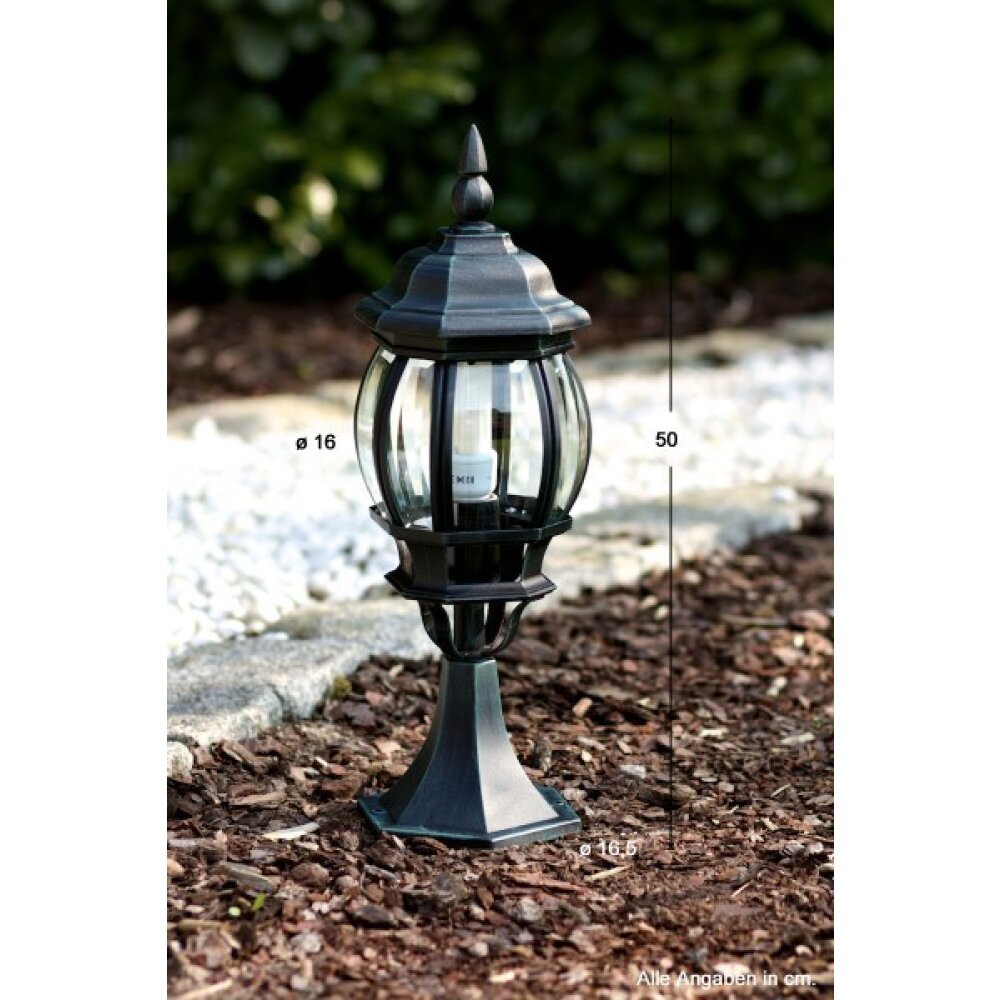 Better Lighting Manchester Sokkellamp Zwart, Transparant, Helder main product photo