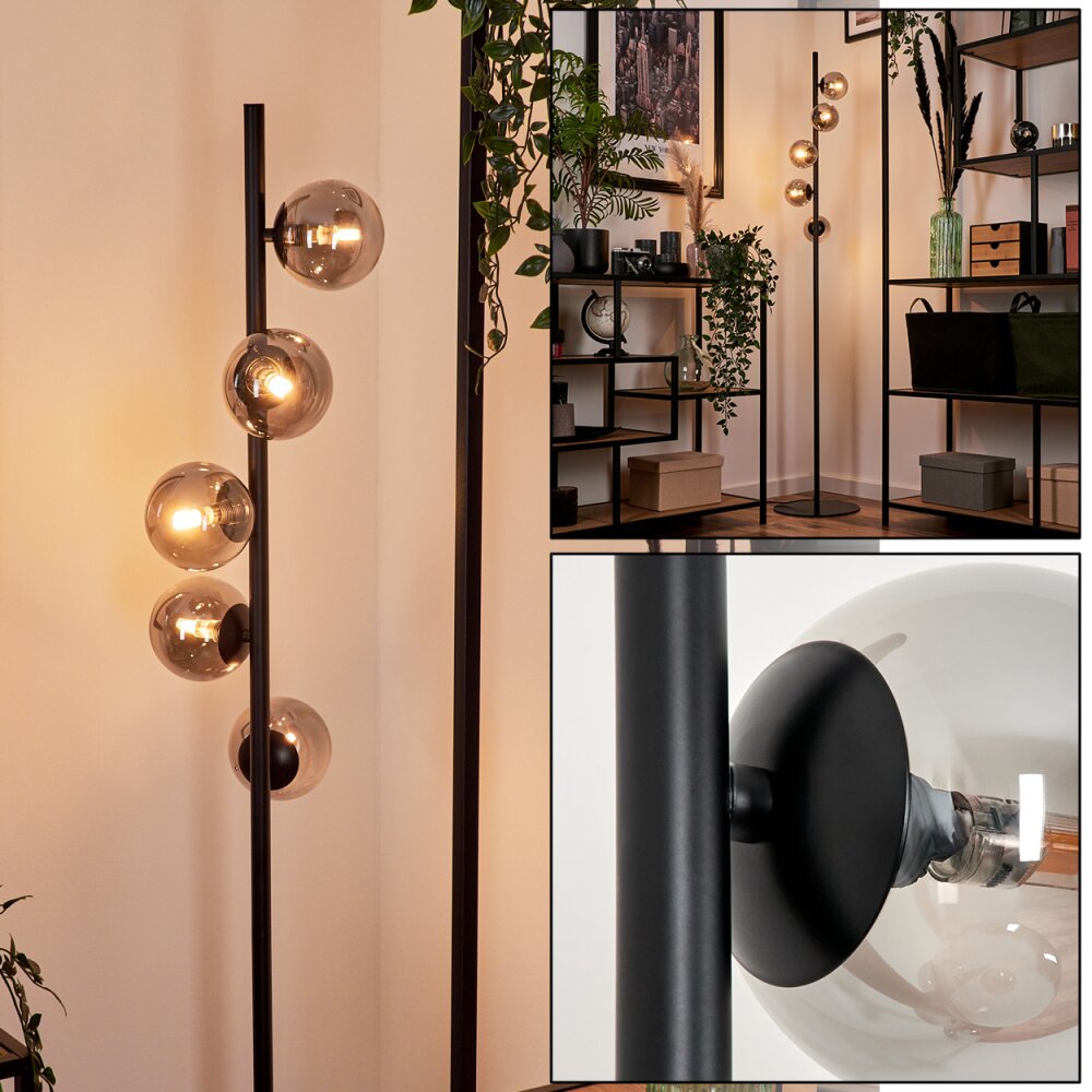 Remaisnil Staande lamp Zwart, 5-lichts main product photo