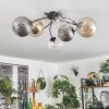 Chehalis Plafondlamp Amber, Duidelijk, Rookkleurig, 6-lichts