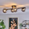 Chehalis Plafondlamp - Glas Rookkleurig, 4-lichts