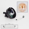 Chehalis Muurlamp - Glas Amber, 1-licht