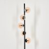Remaisnil Staande lamp - Glas Zwart, 5-lichts