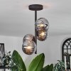 Chehalis Plafondlamp - Glas Rookkleurig, 4-lichts