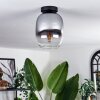 Apedo Plafondlamp - Glas Duidelijk, Rookkleurig, 1-licht