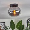 Apedo Plafondlamp - Glas Rookkleurig, 1-licht