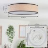 Parbiak Plafondlamp LED Wit, 1-licht