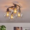 Koyoto Plafondlamp - Glas Duidelijk, 4-lichts