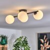 Chehalis Plafondlamp - Glas Wit, 4-lichts