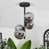 Chehalis Plafondlamp - Glas Rookkleurig, 4-lichts