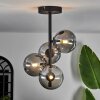 Chehalis Plafondlamp - Glas Rookkleurig, 4-lichts