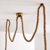 Tenna Kordel Hanger Bruin, Zwart-Goud, 2-lichts