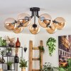 Gastor Plafondlamp - Glas Amber, 7-lichts