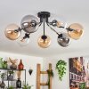 Gastor Plafondlamp - Glas Amber, Duidelijk, Rookkleurig, 7-lichts