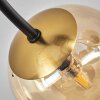 Chehalis Plafondlamp - Glas Goud, Zwart, 6-lichts