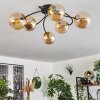 Chehalis Plafondlamp - Glas Goud, Zwart, 6-lichts