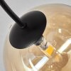 Chehalis Plafondlamp - Glas Amber, Rookkleurig, 6-lichts