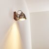 Bangkok Muurlamp Bruin, Pewter, 1-licht
