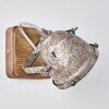 Bangkok Muurlamp Bruin, Pewter, 1-licht