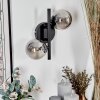 Chehalis Muurlamp - Glas Rookkleurig, 2-lichts